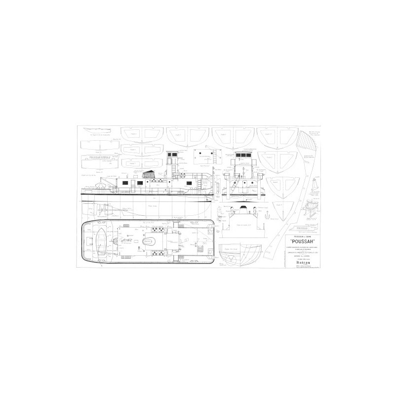 Plan du bateau Poussah