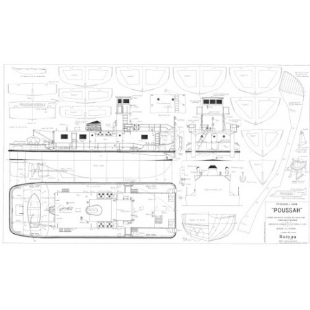Plan du bateau Poussah