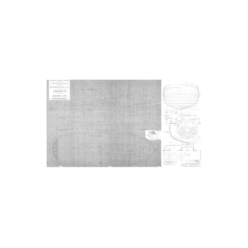 Plan du bateau Provencal 14