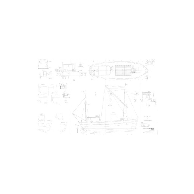 Plan du bateau Reine Du Leon