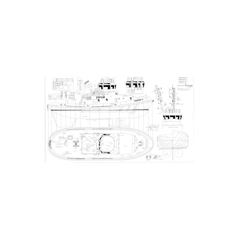 Plan du bateau Provencal