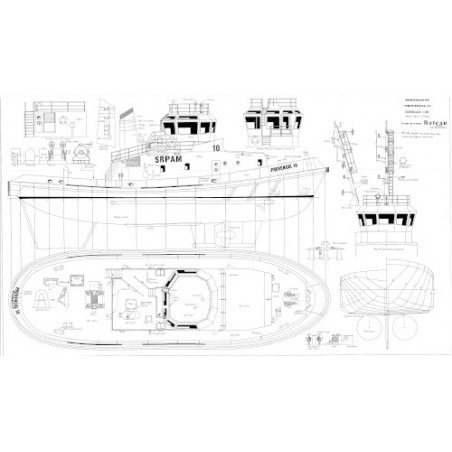 Plan du bateau Provencal