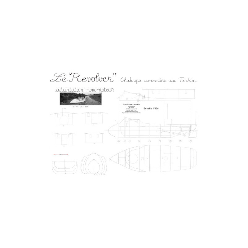 Plan du bateau Revolver