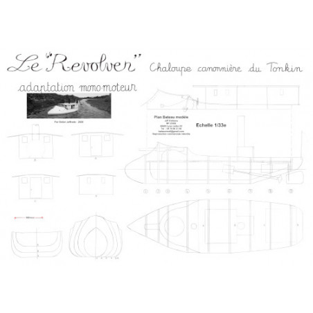 Plan du bateau Revolver