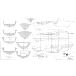 Plan du bateau Riva Rudy