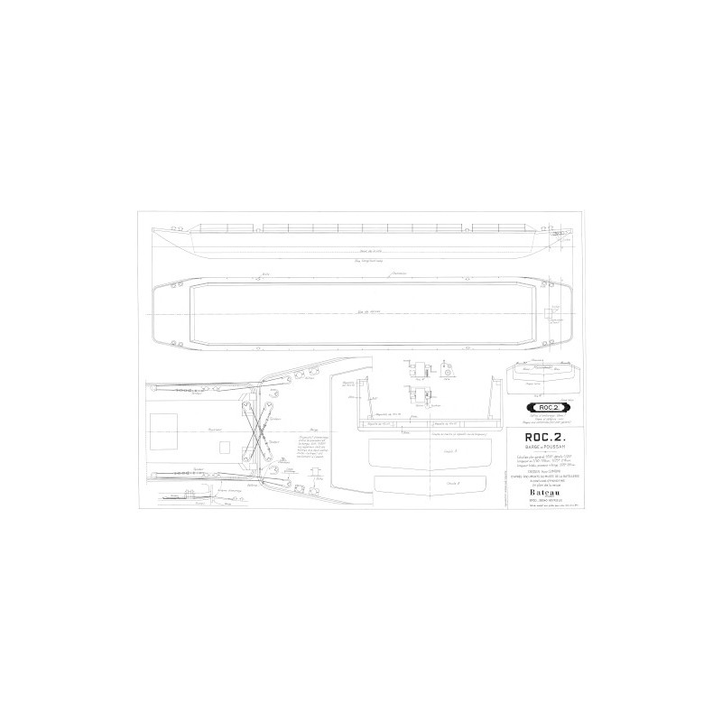 Plan du bateau Roc