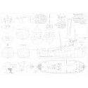 Plan du bateau Saint Gilles