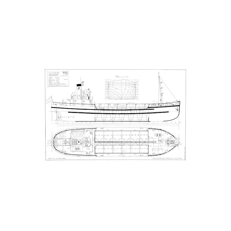 Plan du bateau Saint Marc