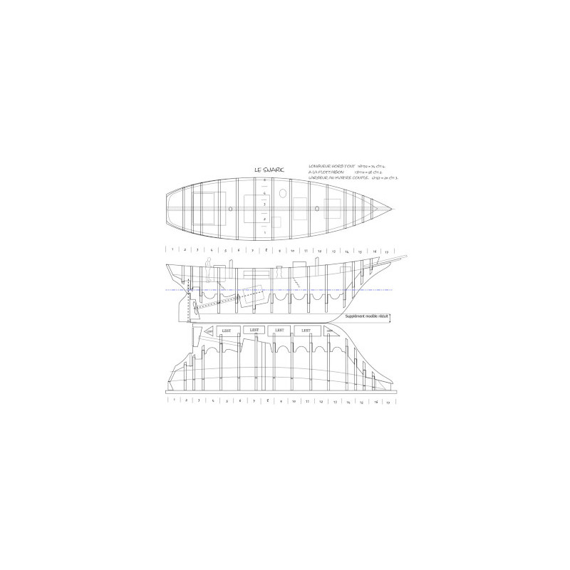 Plan du bateau Snark