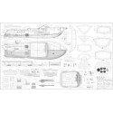 Plan du bateau Super Aquarama Riva 1969