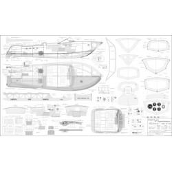 Plan du bateau Super Aquarama Riva 1969