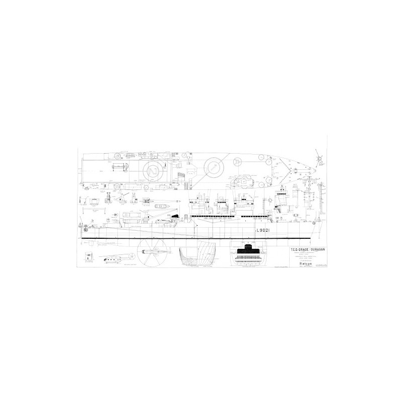 Plan du bateau Tcd Orage Ouragan
