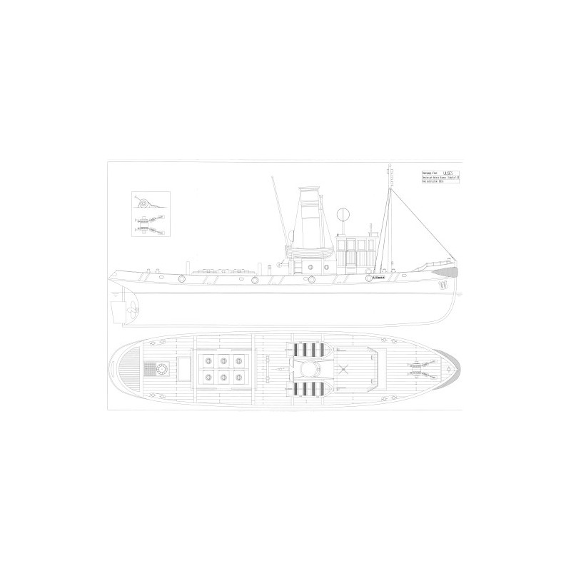 Plan du bateau Ulises