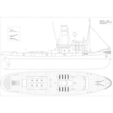 Plan du bateau Ulises