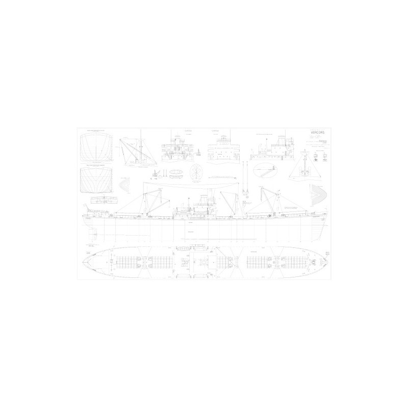 Plan du bateau Vercors