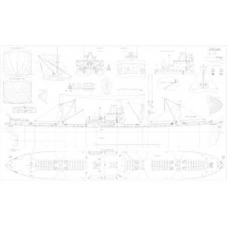 Plan du bateau Vercors