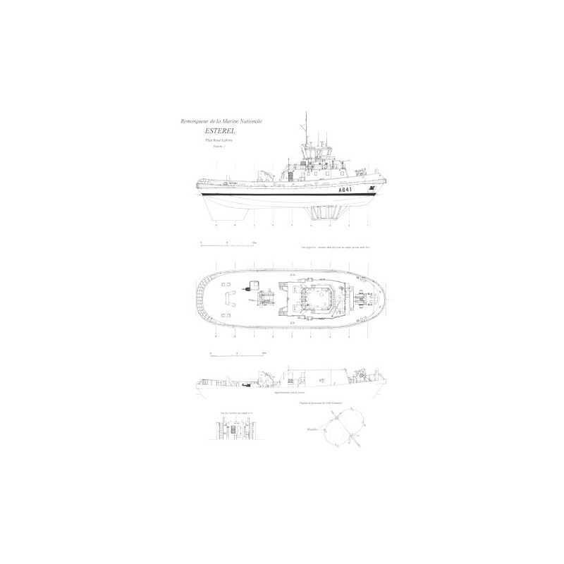 Plan du bateau Esterel