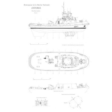 Plan du bateau Esterel