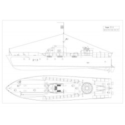 Plan du bateau Vosper