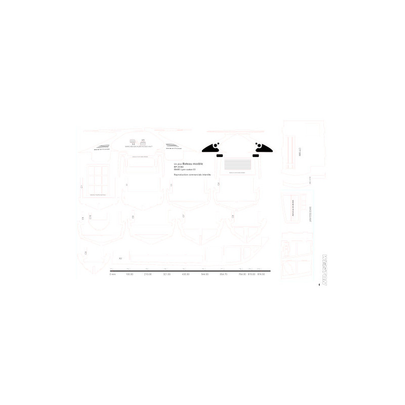 Plan du bateau Weston Bolers