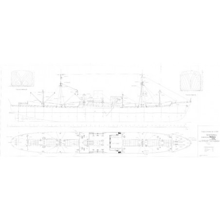 Plan du bateau Winnipeg