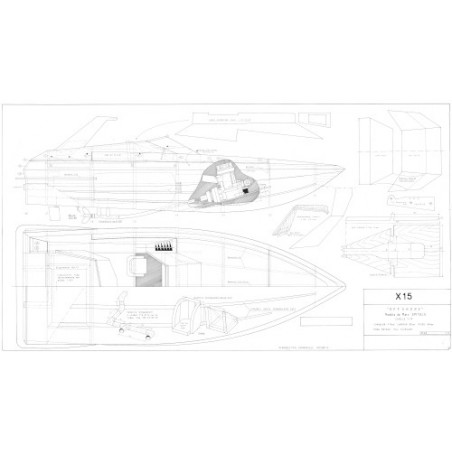 Plan du bateau X15