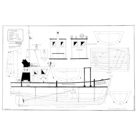 Plan du bateau Titouan