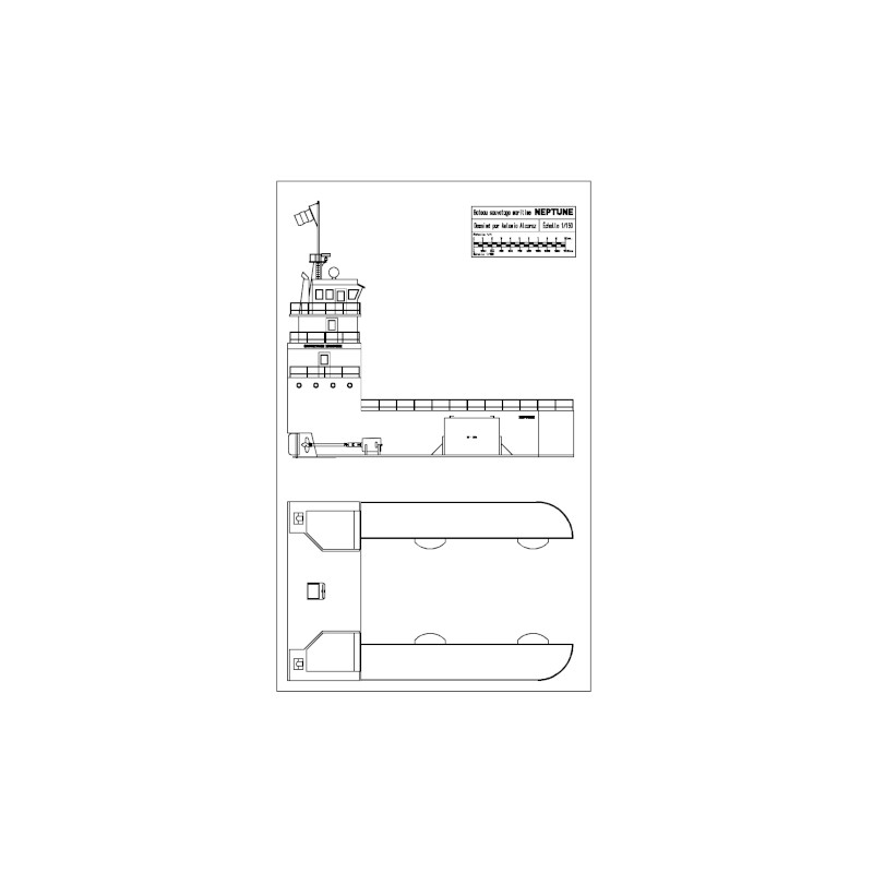 Plan du bateau Neptune