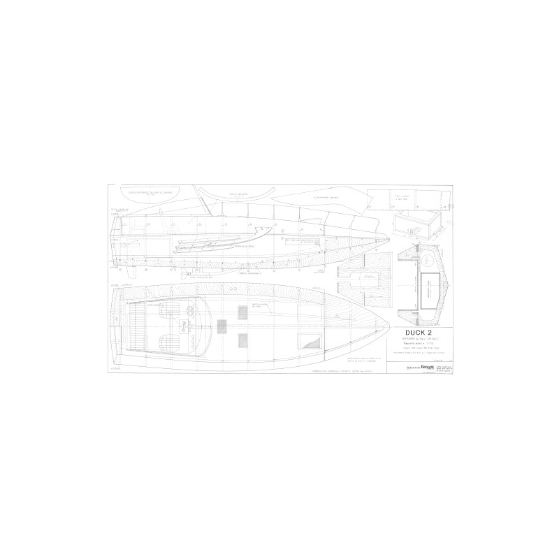 Plan du bateau Duck 2