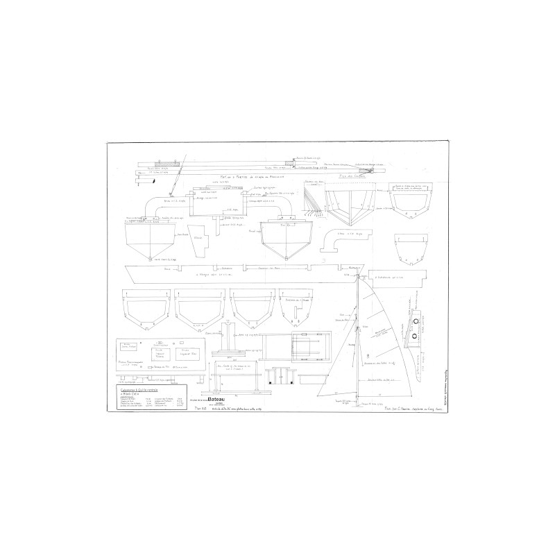 Plan du bateau Black Cat