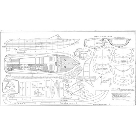 Plan du bateau Aquarama 1-10