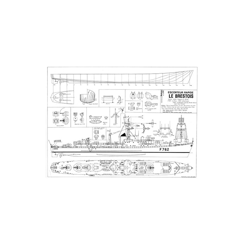 Plan du bateau Escorteur Rapide