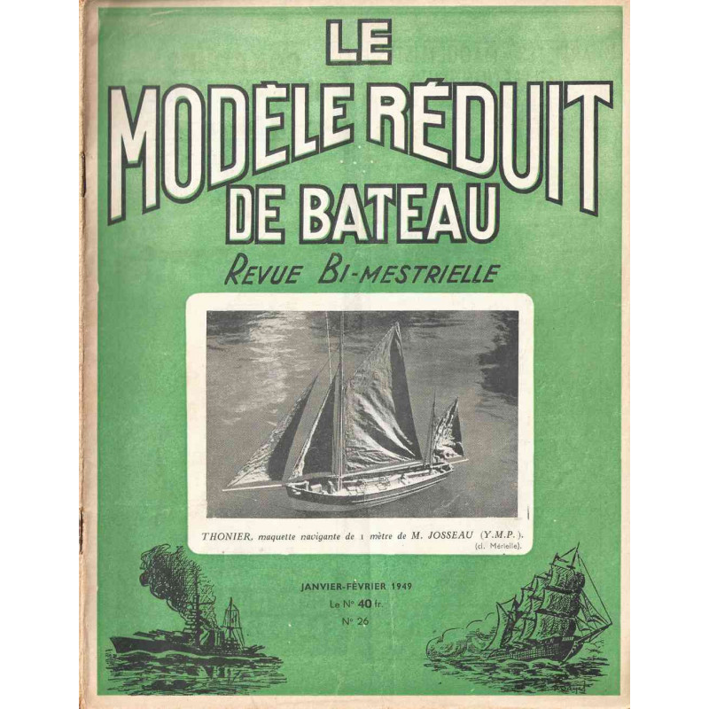 Couverture Modèle Réduit Bateau 26