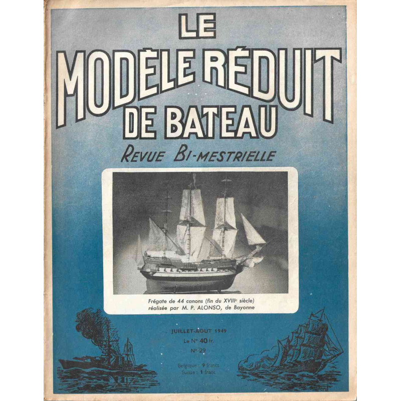 Couverture Modèle Réduit Bateau 29