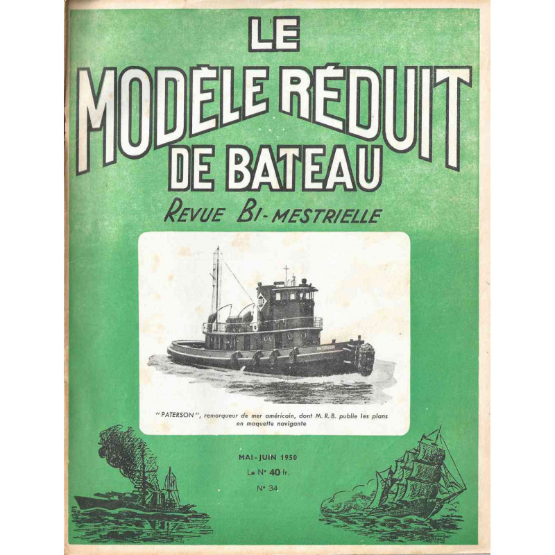 Couverture Modèle Réduit Bateau 34
