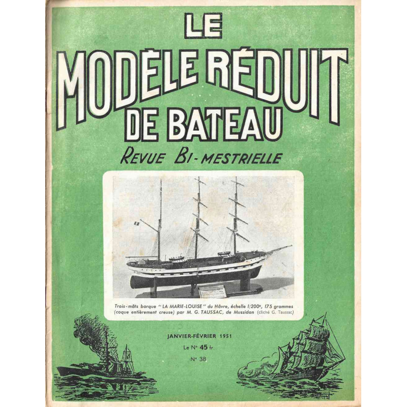 Couverture Modèle Réduit Bateau 38
