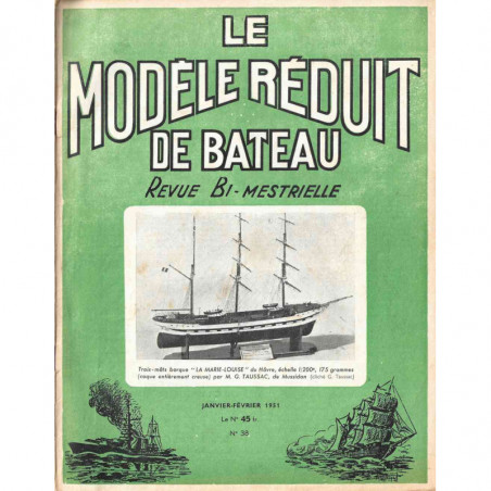 Couverture Modèle Réduit Bateau 38