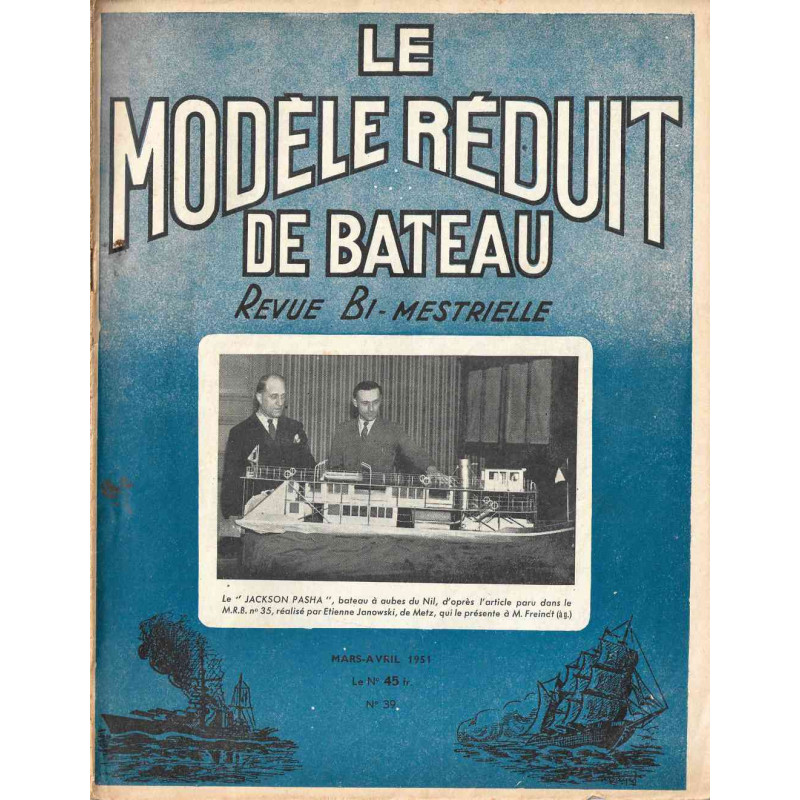 Couverture Modèle Réduit Bateau 39