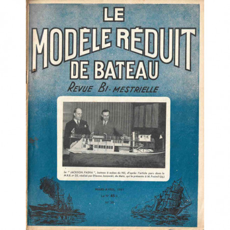 Couverture Modèle Réduit Bateau 39
