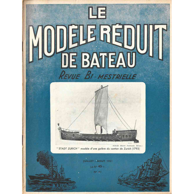 Couverture Modèle Réduit Bateau 41