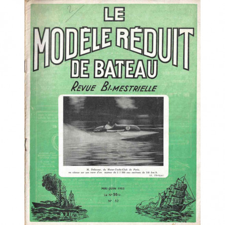 Couverture Modèle Réduit Bateau 52