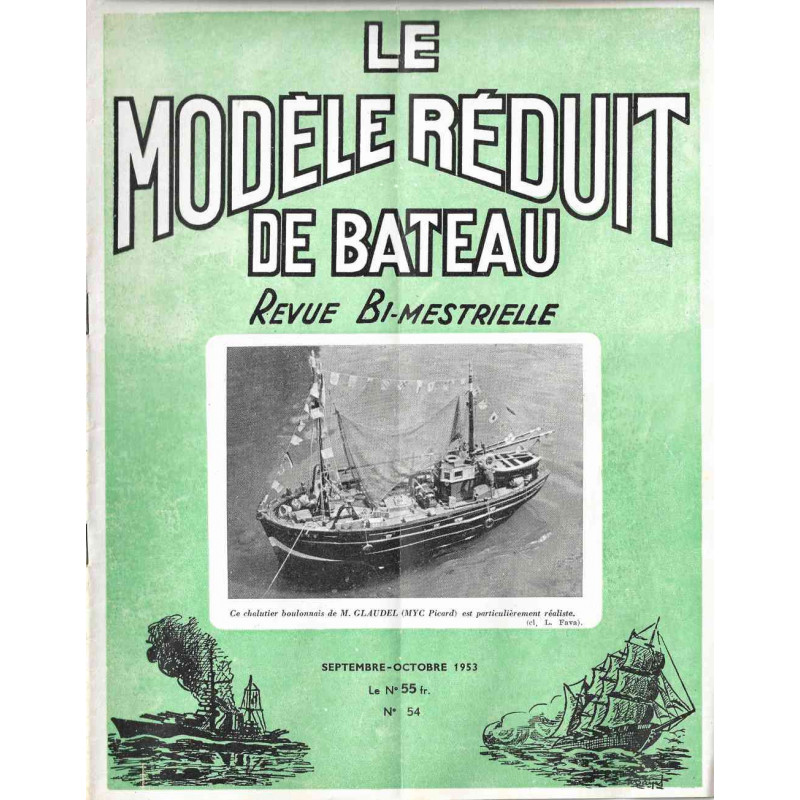 Couverture Modèle Réduit Bateau 54