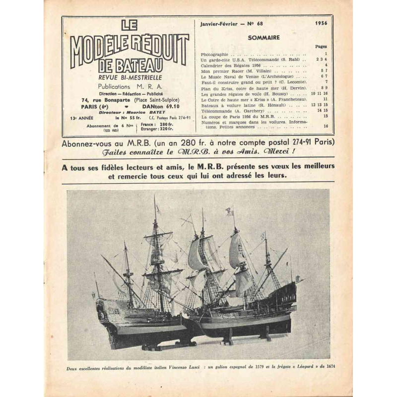 Sommaire Modèle Réduit Bateau 68