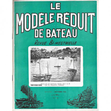 Couverture Modèle Réduit Bateau 72