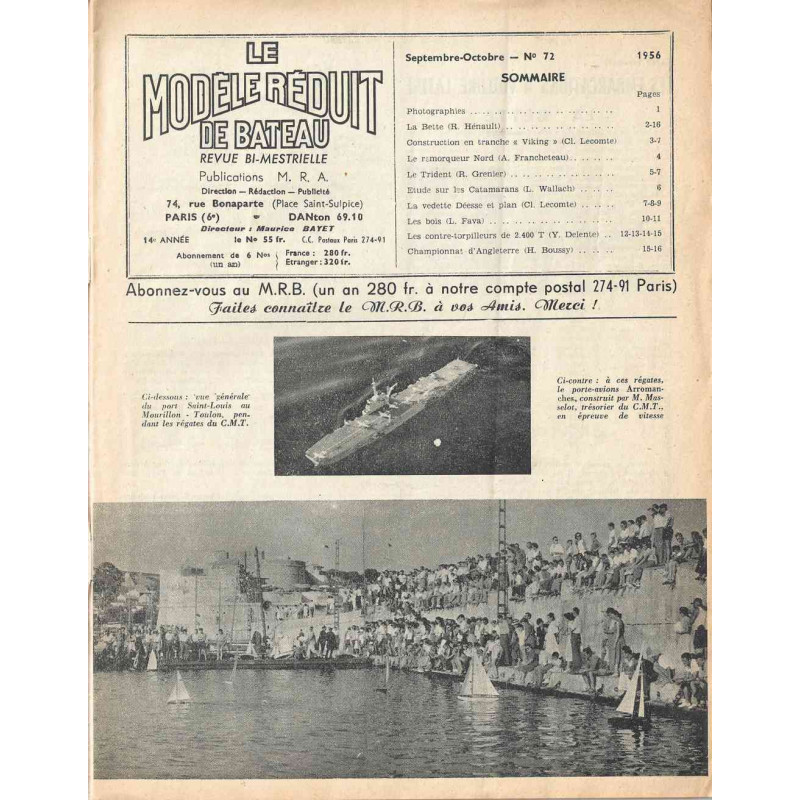 Sommaire Modèle Réduit Bateau 72