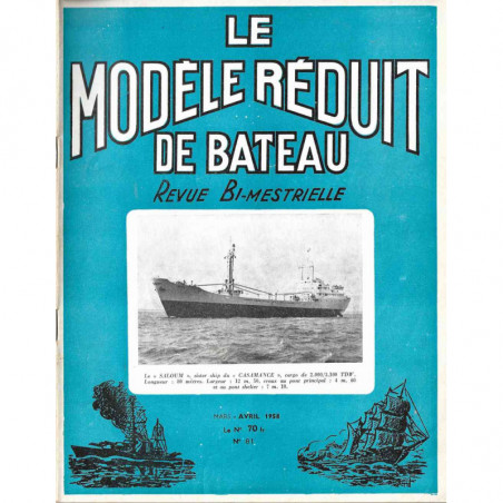 Couverture Modèle Réduit Bateau 81
