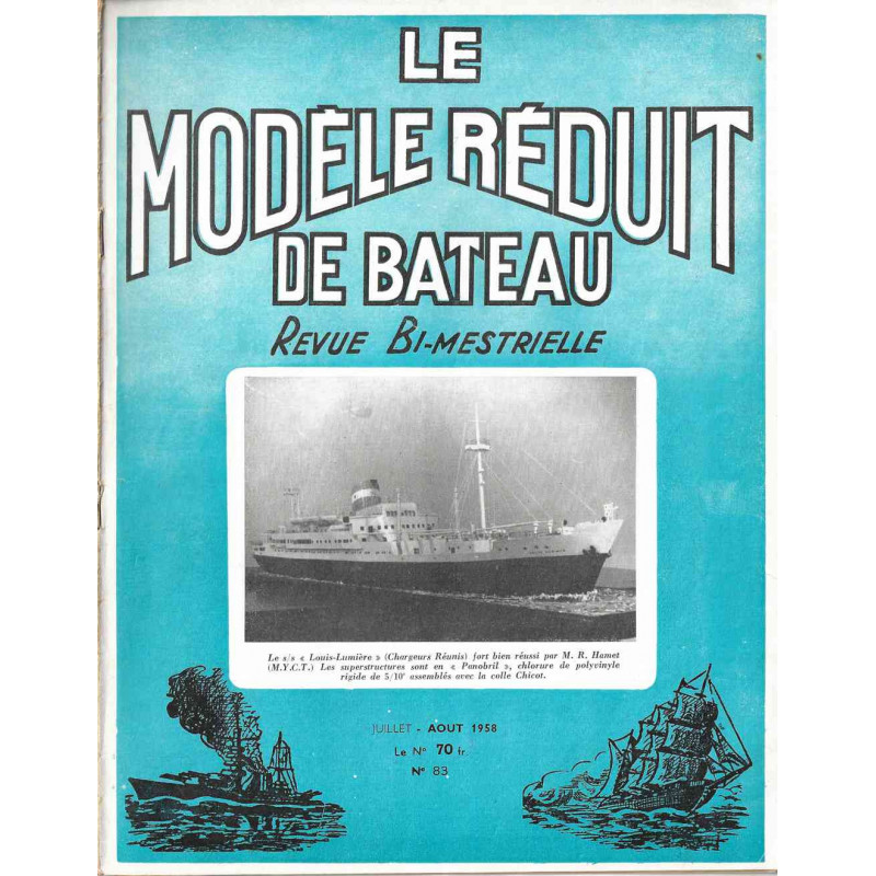 Couverture Modèle Réduit Bateau 83