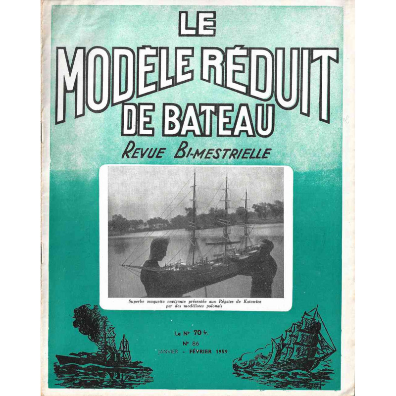 Couverture Modèle Réduit Bateau 86
