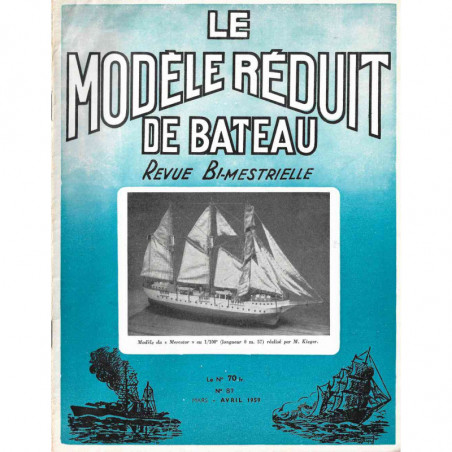 Couverture Modèle Réduit Bateau 87