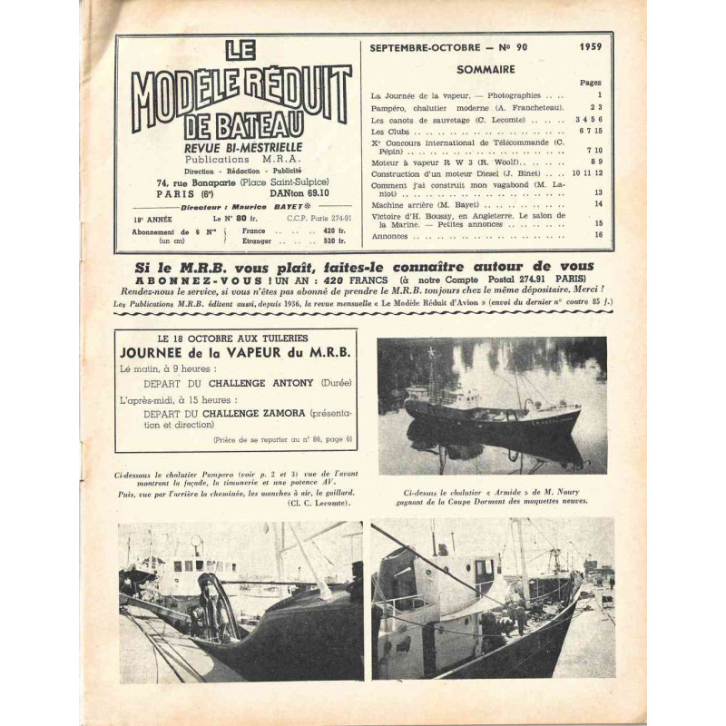 Sommaire Modèle Réduit Bateau 90